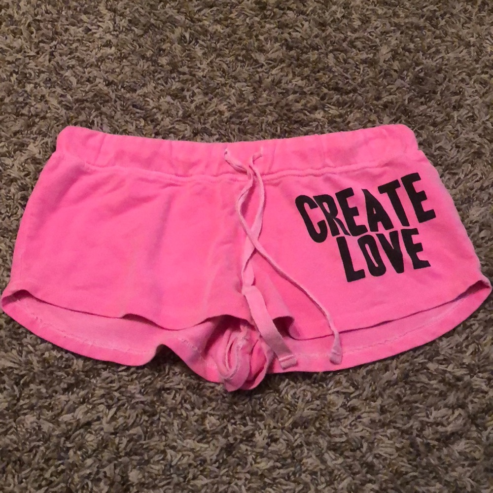 Pink Forever 21 PJ Shorts